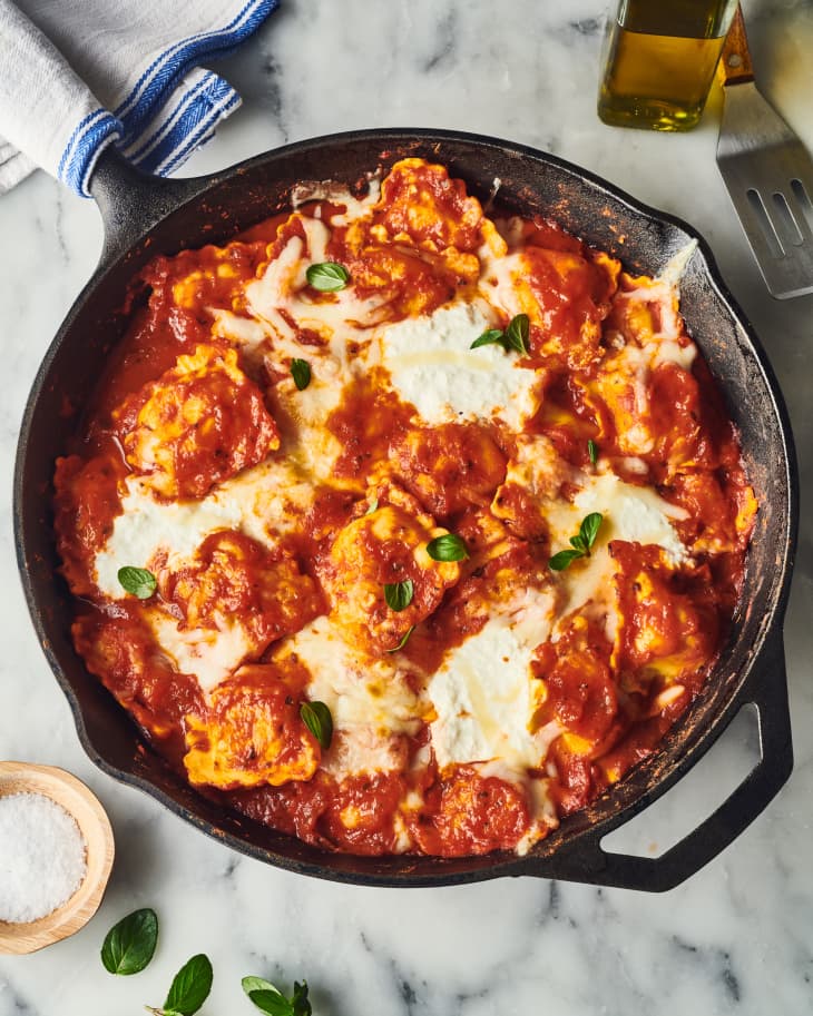 Skillet Ravioli Lasagna Recipe Kitchn